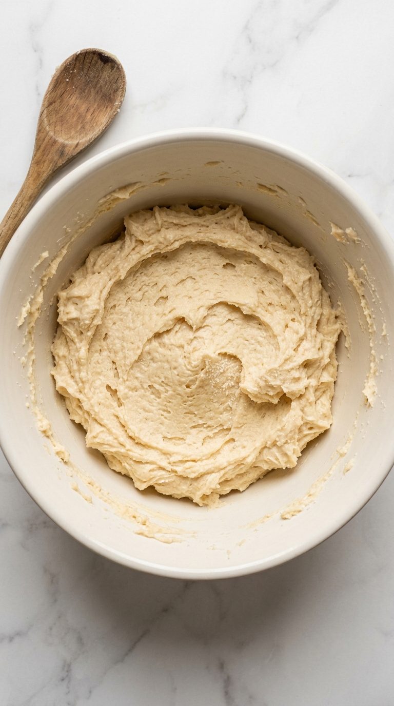 red-velvet-crinkle-cookies-process-step-2-creamed-butter-and-sugars