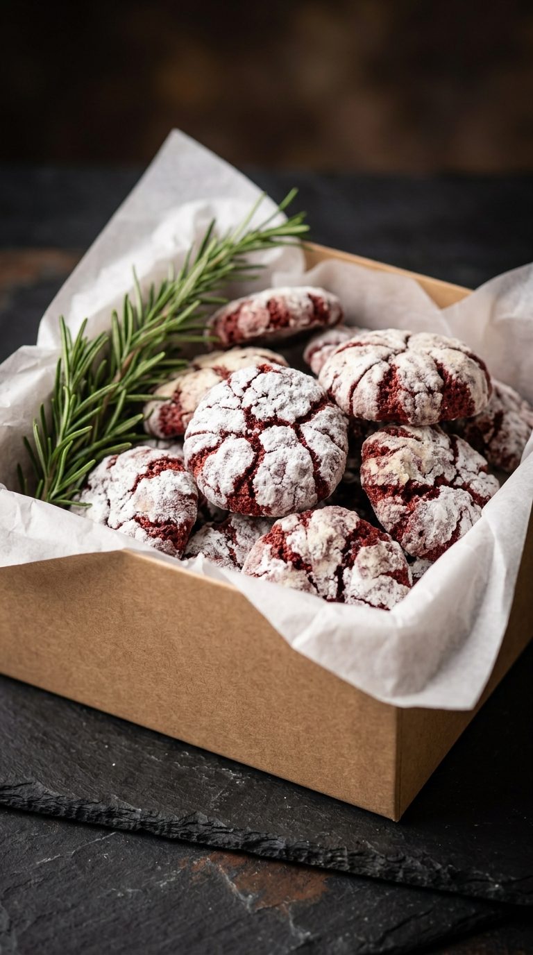 red-velvet-crinkle-cookies-styled-scene-holiday-gift-box