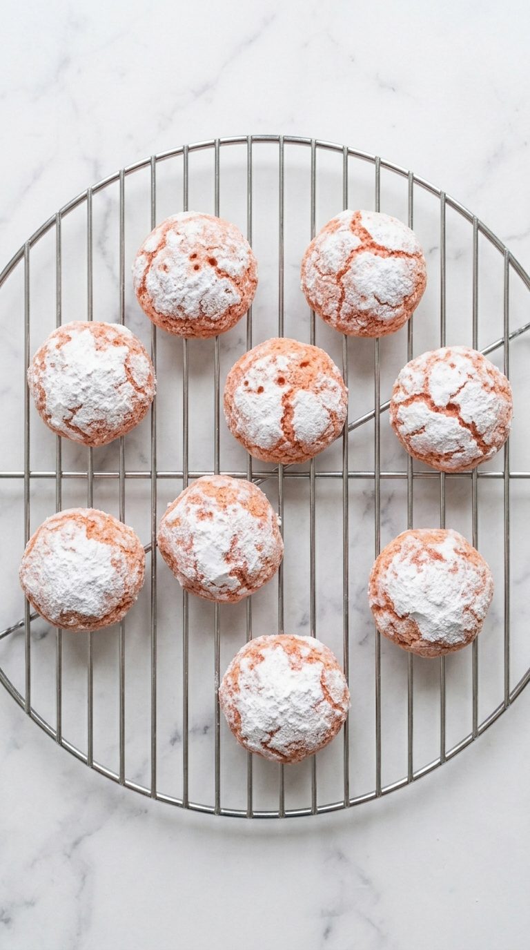 strawberry-crinkle-cookies-ingredients-shot-raw-ingredients-on-marble