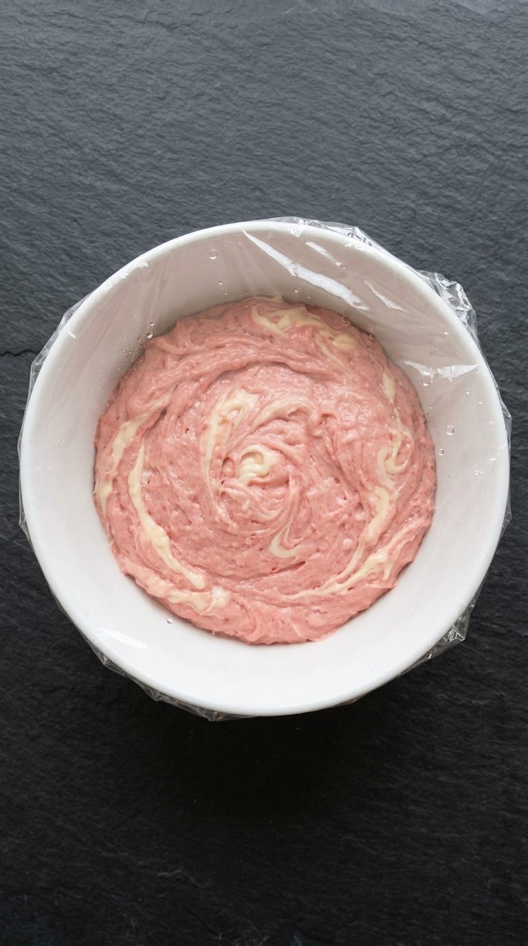 strawberry-crinkle-cookies-process-step-3-rolling-dough-balls-in-sugar