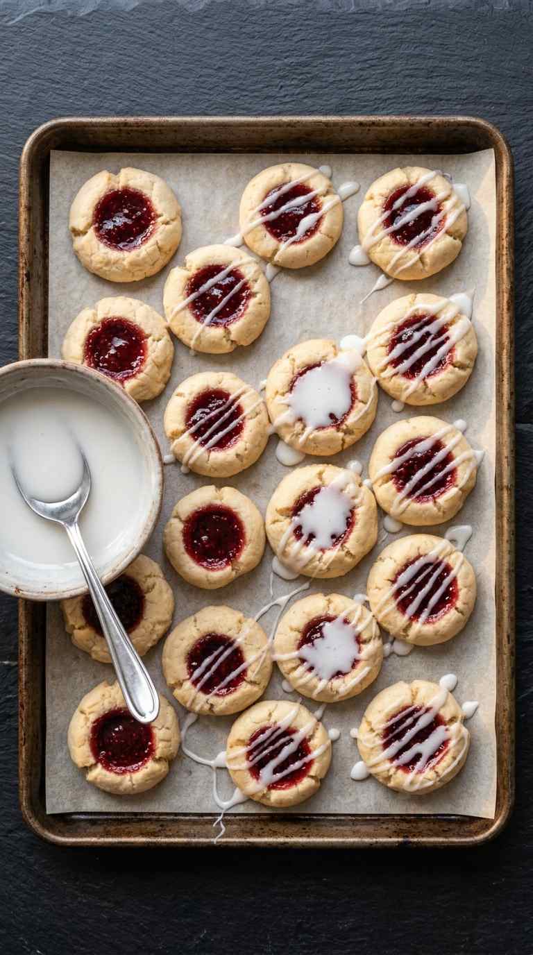 thumbprint-cookies-with-icing-process-7-icing-drizzle