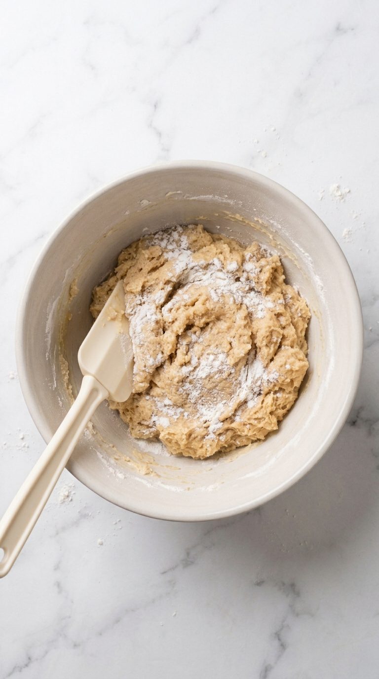 twix-thumbprint-cookies-process-3-mix-flour