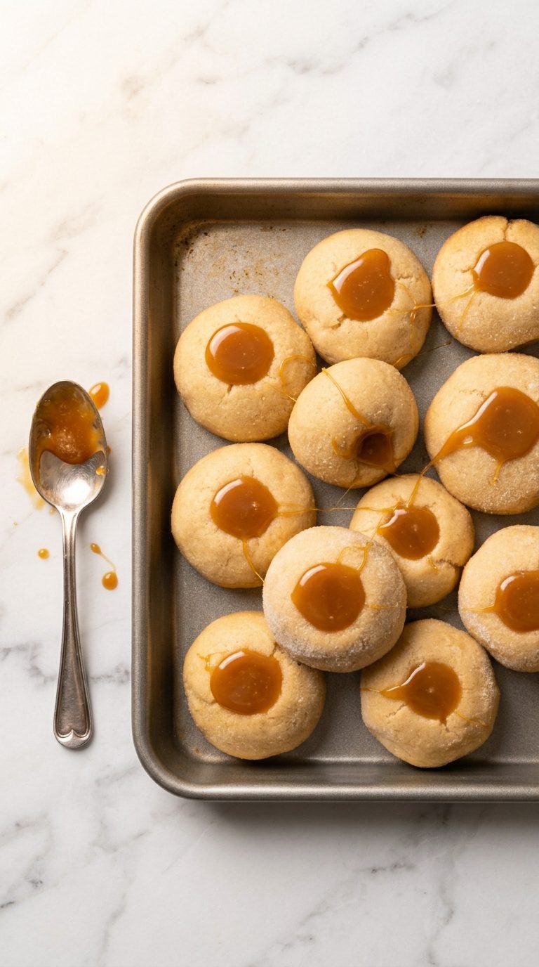 twix-thumbprint-cookies-process-6-repress-caramel